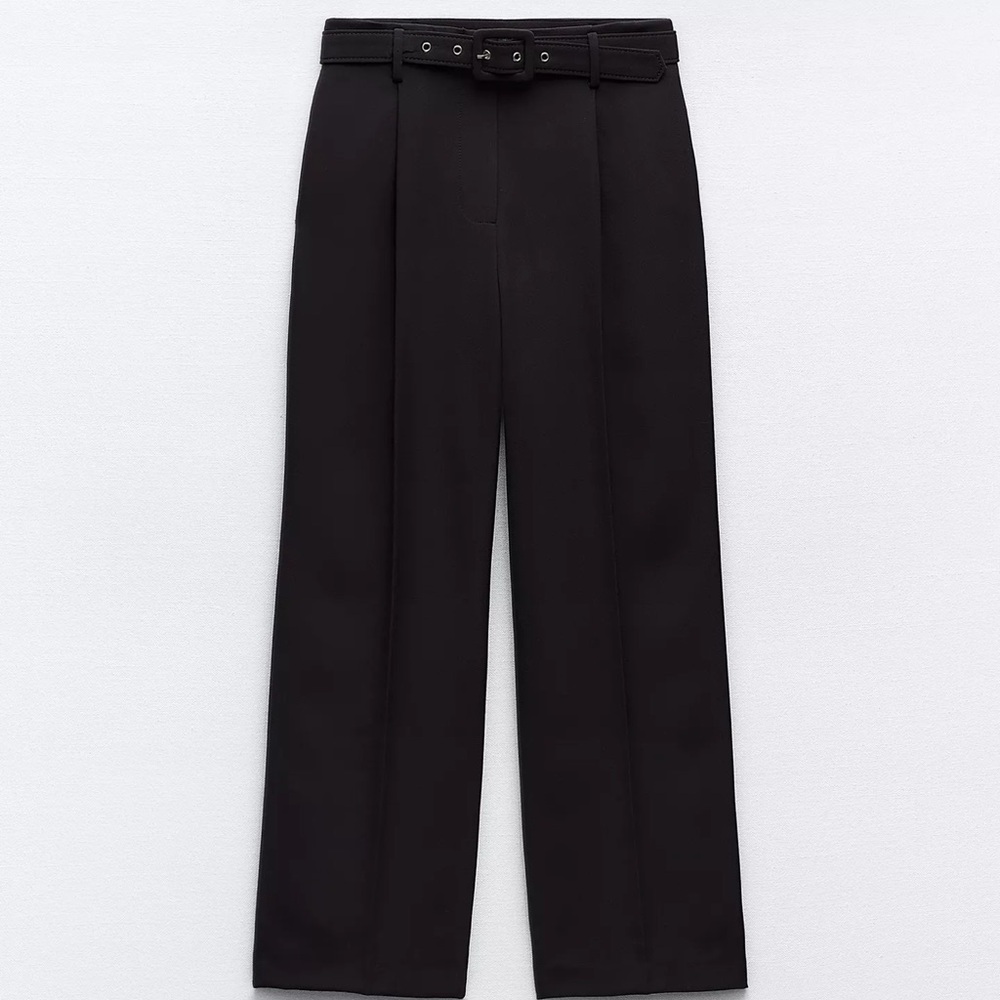 Zara Cullotes with lined belt